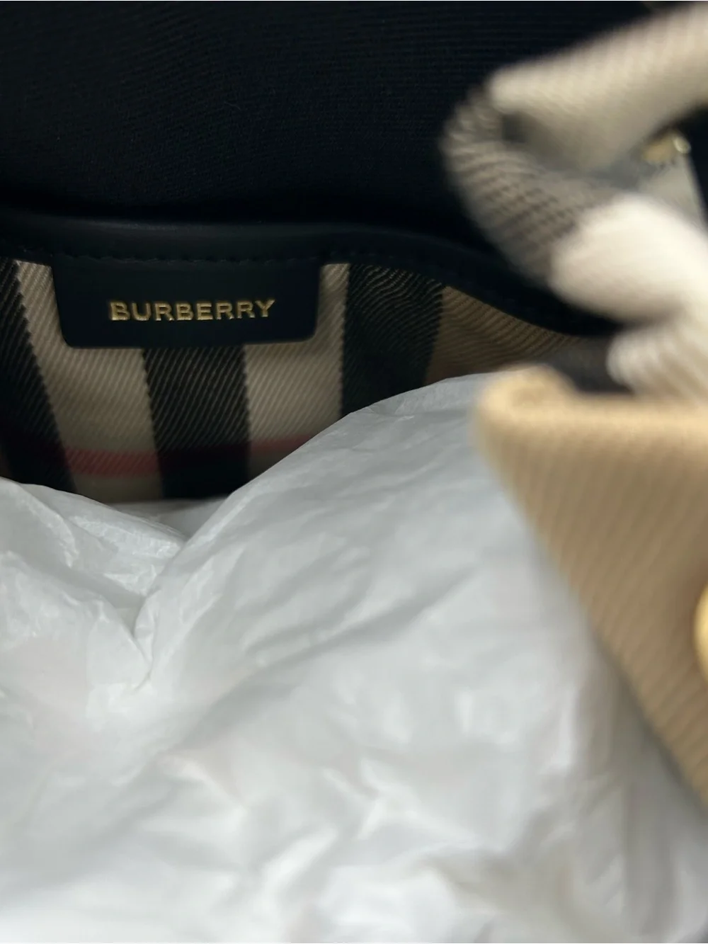 Burberry backpack signature